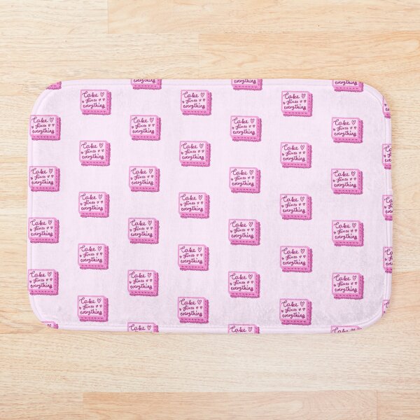 Item preview, Ilustración rosa de "El pastel lo arregla todo" designed and sold by Halcja.