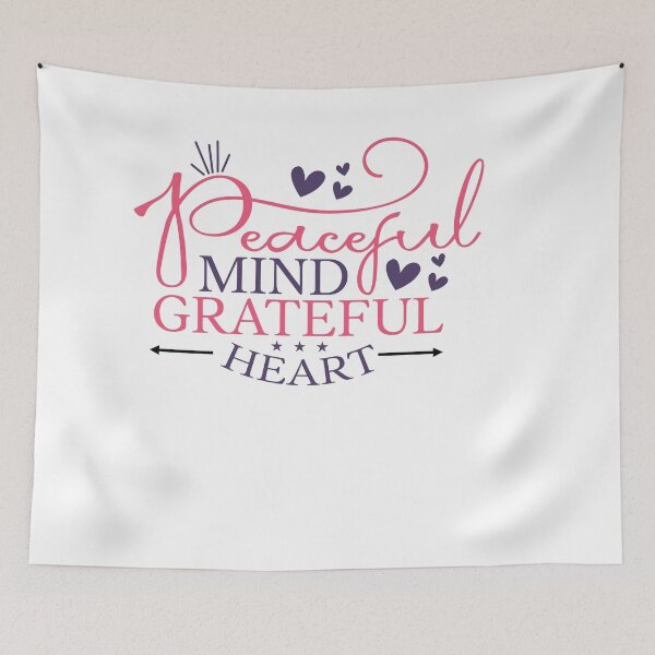 Item preview, peacefull mind grateful heart designed and sold by artcultreone.