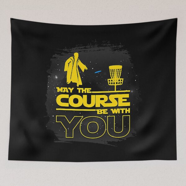Item preview, "May The Course Be With You" Funny Disc Golf 	 		 designed and sold by ysgcfaqv77.