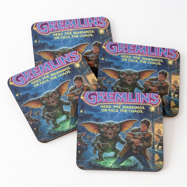 Item preview, Heed the Warning – Reimagined Gremlins Movie Poster designed and sold by Art's Diner.