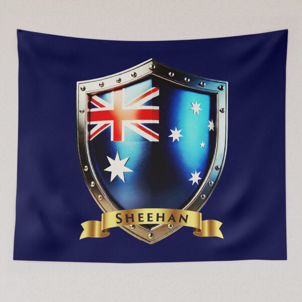 Item preview, Sheehan Family Australia Shield, Heritage Crest of Pride designed and sold by Highlandkings.