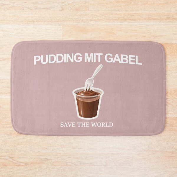 Item preview, Chocolate Pudding Mit Gabel designed and sold by Pudding4World.