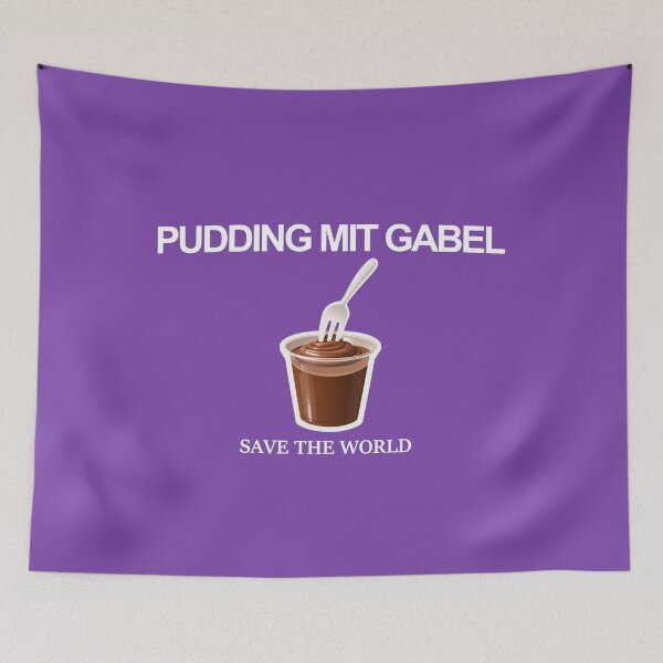 Item preview, Chocolate Pudding Mit Gabel designed and sold by Pudding4World.
