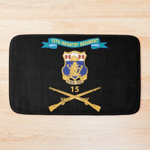 Item preview, Army - 15th Infantry Regiment - DUI w Number Br - Ribbon X 300 designed and sold by Military Insignia Products.