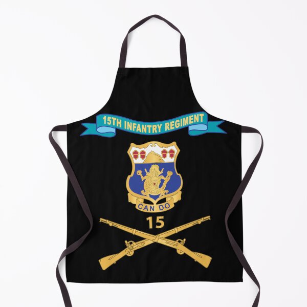 Item preview, Army - 15th Infantry Regiment - DUI w Number Br - Ribbon X 300 designed and sold by Military Insignia Products.