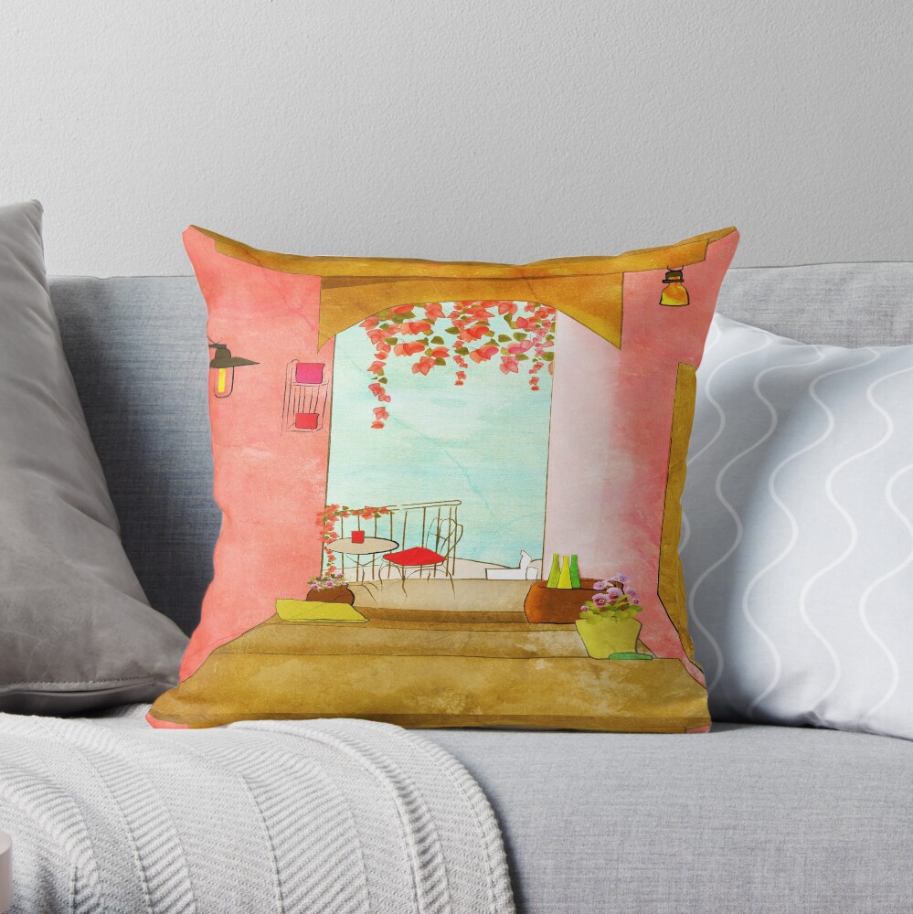 MEDITERRANEAN Throw Pillow