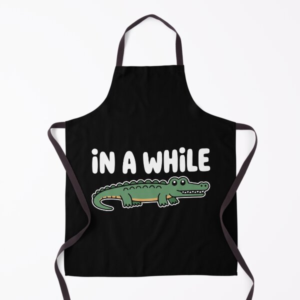 Item preview, In A While Crocodile! Funny Crocodile Pun designed and sold by PMCreative.