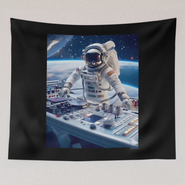 Item preview, Astronaut DJ designed and sold by HUGLEPAGEas4.