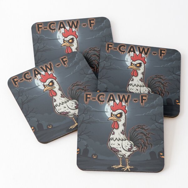 Item preview, Evil Rooster – F-CAW-F Halloween Motif designed and sold by nkhookysun.