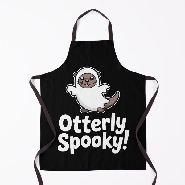 Item preview, Otterly Spooky! Funny Otter Ghost Pun designed and sold by PMCreative.
