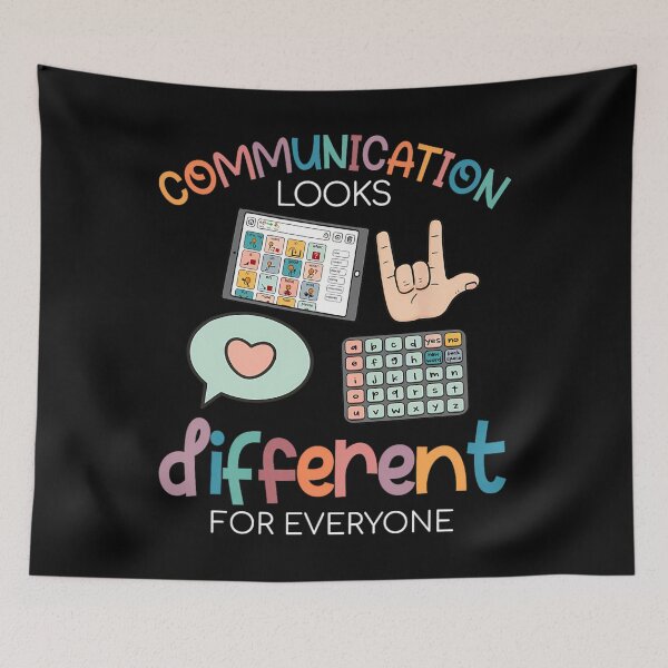 Item preview, Communication Looks Different For Everyone Autism Awareness designed and sold by vhsjleuxzbq7.