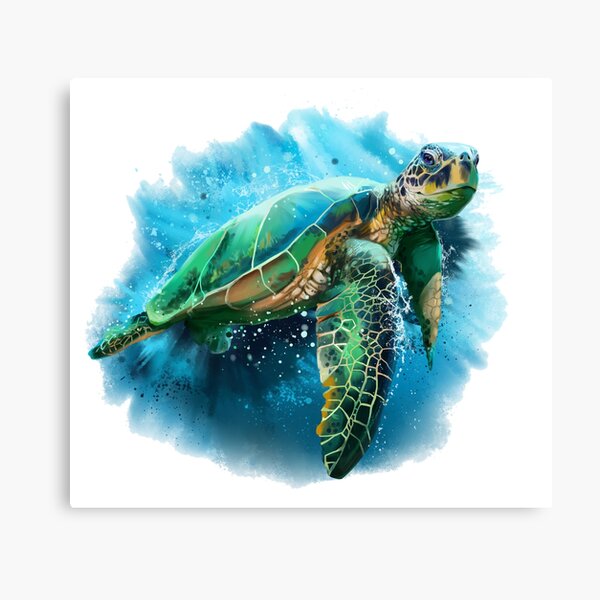 Item preview, Colorful Turtle Paint Art and ocean designed and sold by kimoufaster.