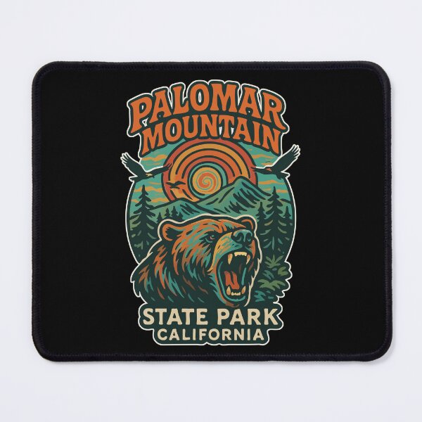 Item preview, Palomar Mountain California Retro Trippy designed and sold by TomFrontierArt.