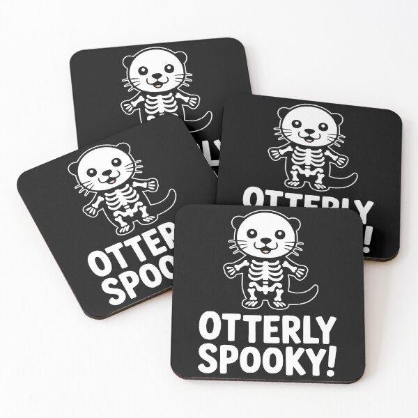 Item preview, Otterly Spooky! Funny Otter Halloween Pun designed and sold by PMCreative.