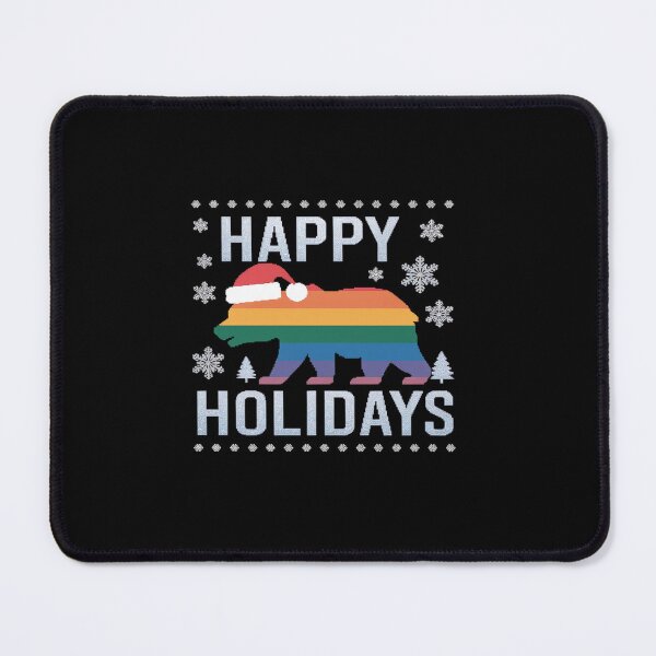 Item preview, Happy HoliGay Bear LGBT Christmas designed and sold by Charidana.