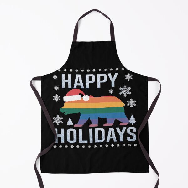 Item preview, Happy HoliGay Bear LGBT Christmas  designed and sold by Charidana.