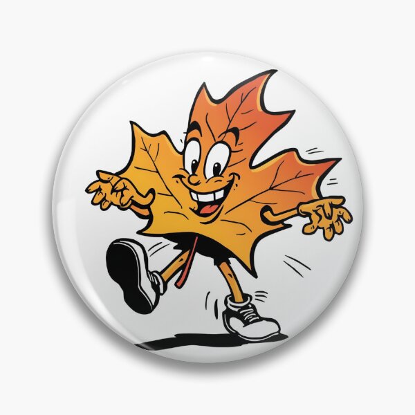 Item preview, Funny Autumn Leaf Breakdancing Let's Dance the Leaf designed and sold by Tgrudzin Design.