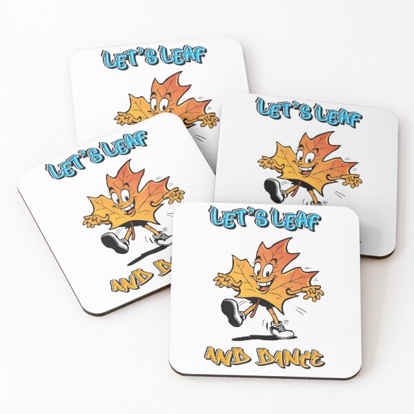 Item preview, Funny Autumn Leaf Breakdancing Let's Dance the Leaf designed and sold by Tgrudzin Design.