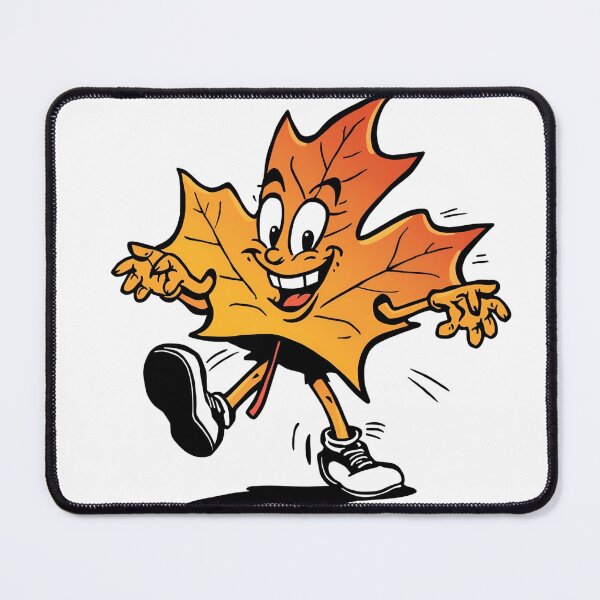 Item preview, Funny Autumn Leaf Breakdancing Let's Dance the Leaf designed and sold by Tgrudzin Design.