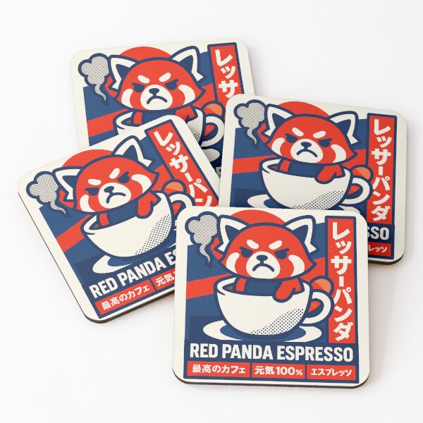 Item preview, RED PANDA ESPRESSO designed and sold by mazmarke.