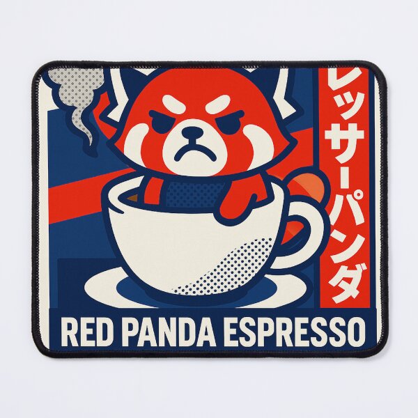 Item preview, RED PANDA ESPRESSO designed and sold by mazmarke.