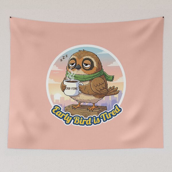 Item preview, Bird Memes - The early bird is tired designed and sold by nature. electrified..