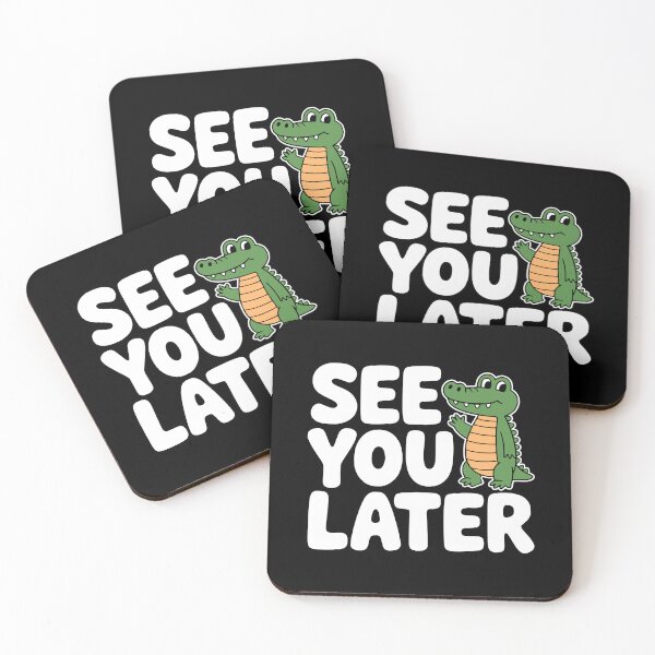 Item preview, See You Later Alligator! Funny Alligator Pun designed and sold by PMCreative.