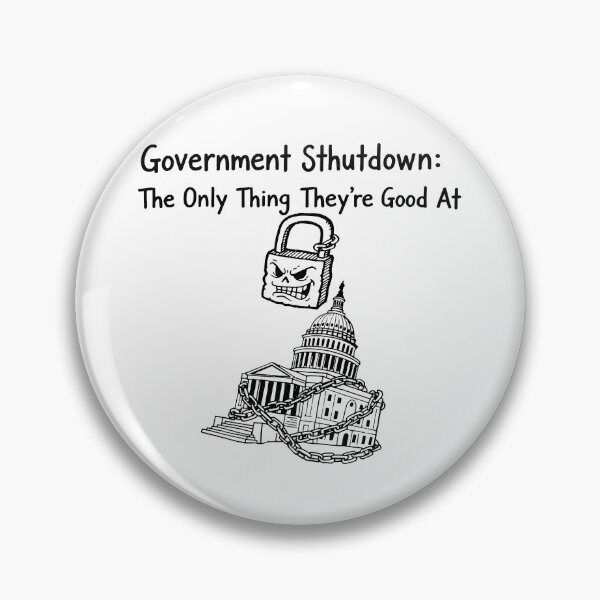 Item preview, Political Satire Depicting Capitol in Chains and Lock designed and sold by SplashTastic.