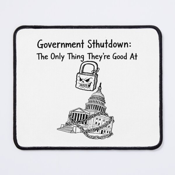Item preview, Political Satire Depicting Capitol in Chains and Lock designed and sold by SplashTastic.