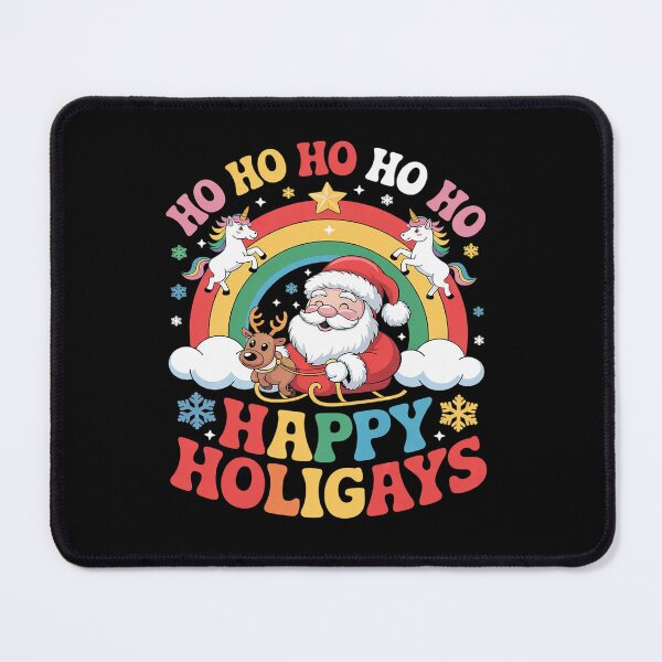 Item preview, Happy Holigays Rainbow Ugly Christmas LGBT Gay Pun Xmas designed and sold by Charidana.