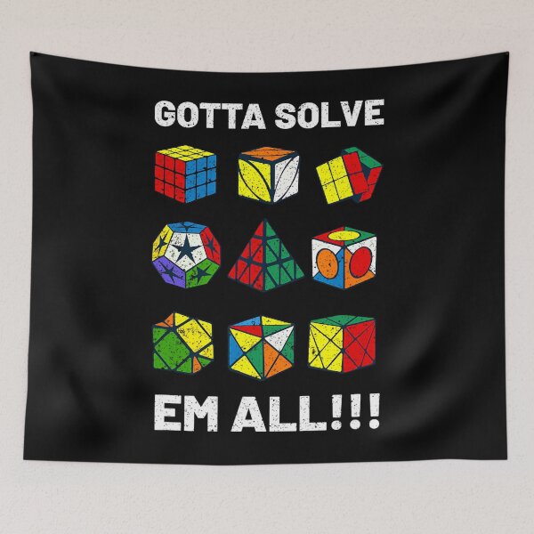 Item preview, Competitive Puzzle Cube Gotta Solve Em All Speed Cubing 		 designed and sold by vhsjleuxzbq7.