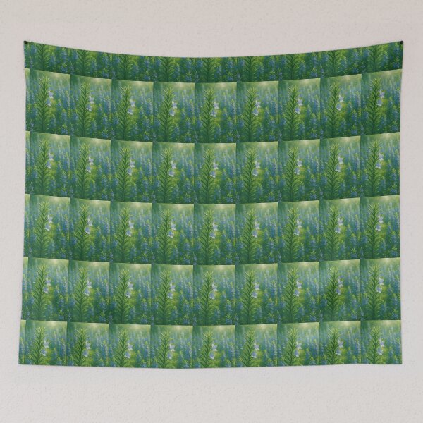 Item preview, Rosemary Herb Field Illustration designed and sold by WitchPrint.