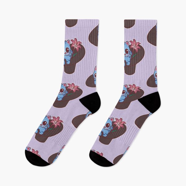Item preview, Blue Derpy Cat in Magic Hat with Flower designed and sold by BGMeYou.