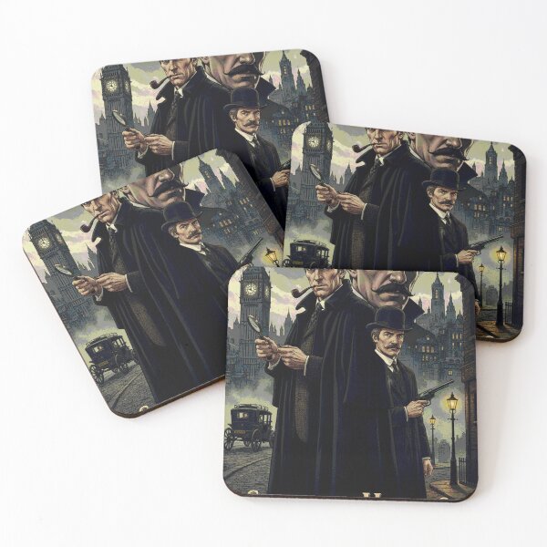 Item preview, The Master of Deduction – Reimagined Sherlock Holmes Classic Movie Poster designed and sold by Art's Diner.
