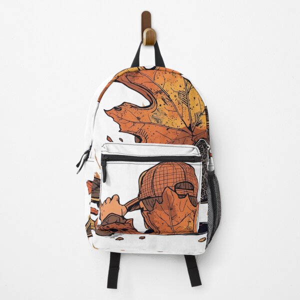 Item preview, Skate into Fall – Funny Autumn Skateboarding Design with Giant Leaf designed and sold by Tgrudzin Design.