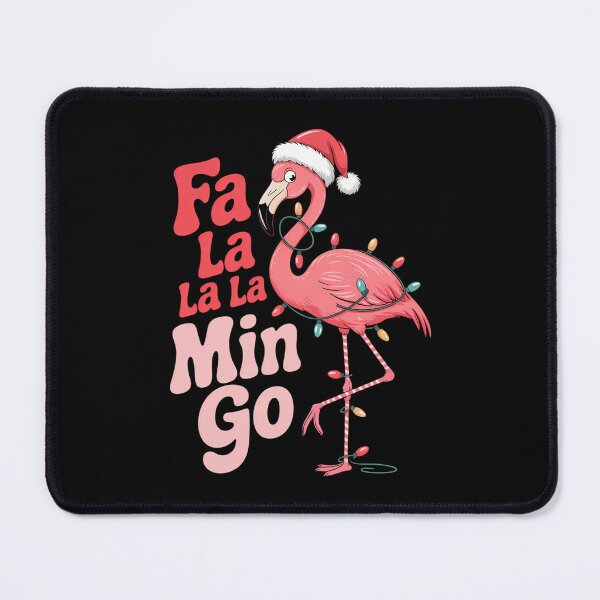 Item preview, Flamingo Christmas Tropical Xmas Tree designed and sold by blueyeeti.
