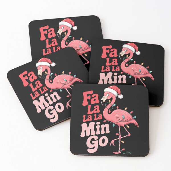 Item preview, Flamingo Christmas Tropical Xmas Tree designed and sold by blueyeeti.
