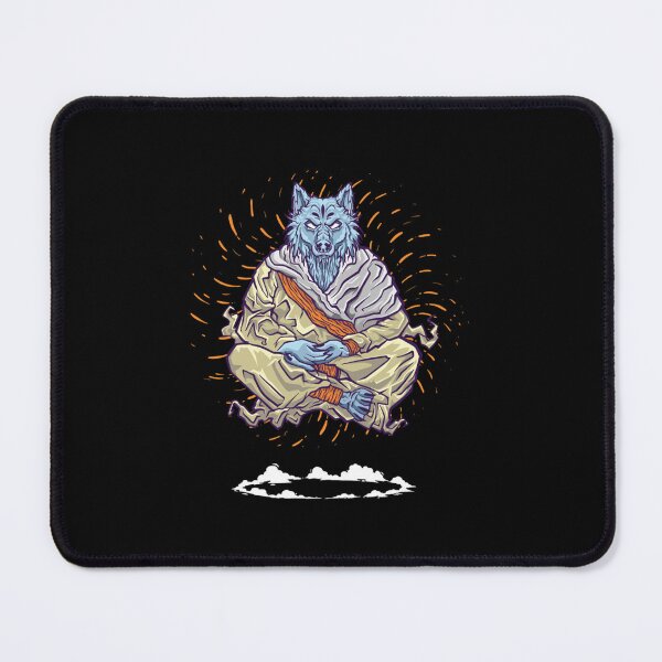 Item preview, Wolf Monk Meditating Classic designed and sold by tgytnxfrtqm40.