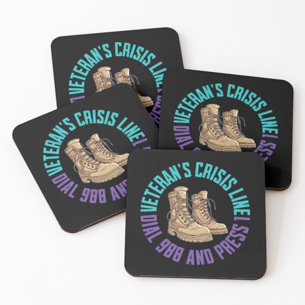 Item preview, (2 SIDED) Military Veteran Suicide Awareness Crisis Number 		 designed and sold by ysgcfaqv77.
