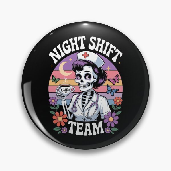 Item preview, Funny Night Shift Crew halloween designed and sold by MizoX7.