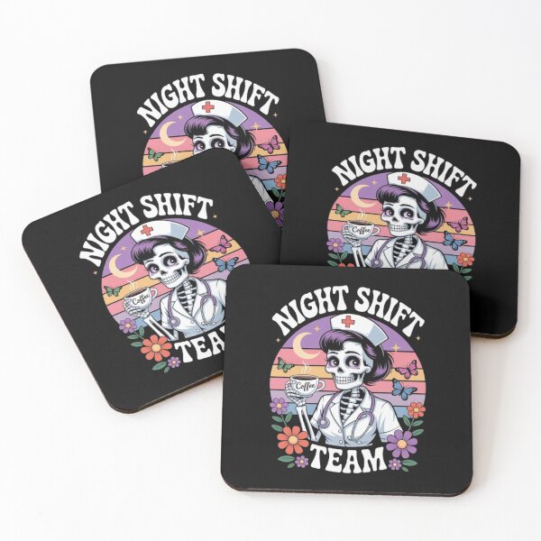 Item preview, Funny Night Shift Crew halloween designed and sold by MizoX7.