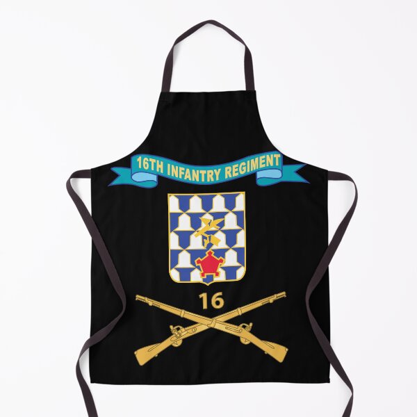 Item preview, Army - 16th Infantry Regiment - DUI w Number Br - Ribbon X 300 designed and sold by Military Insignia Products.