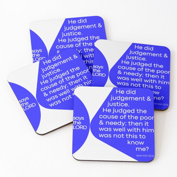 Item preview, Jeremiah 22:16 (paraphrase) designed and sold by Undonemadenew.