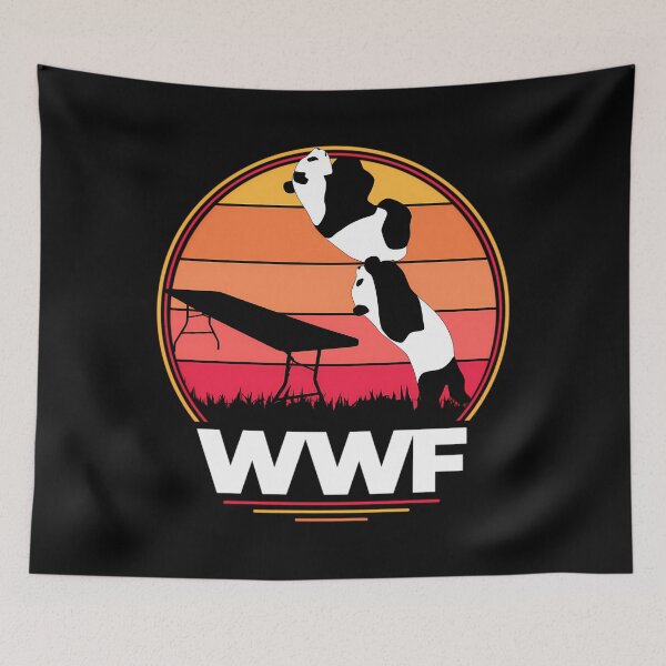 Item preview, WWF Wrestling Pandas  	 designed and sold by eskosavh99.