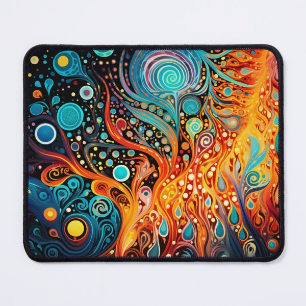 Item preview, Aboriginal Inspired Dot Art - Fire Lava designed and sold by GrinGalore.