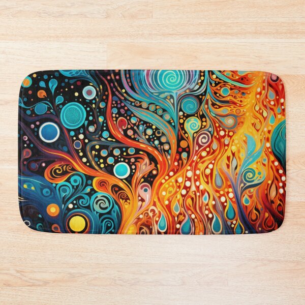 Item preview, Aboriginal Inspired Dot Art - Fire Lava designed and sold by GrinGalore.