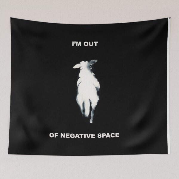 Item preview, Sheep Walks Away from the Negative Space  designed and sold by FatLadyBug.