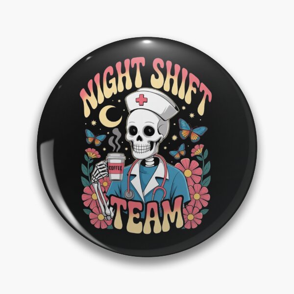 Item preview, Funny Night Shift Crew halloween designed and sold by MizoX7.