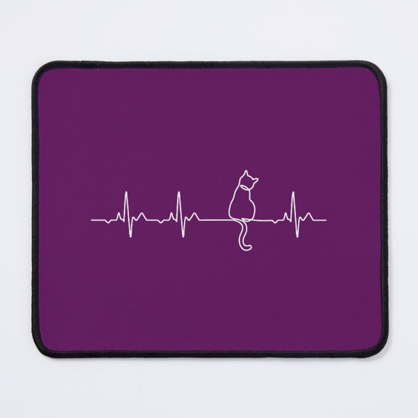 Item preview, Cat Heartbeat Ecg Line Art Kitten Lover Gift By Merch, Limited Edition, Perfect Gift For You And Fr designed and sold by BROSHERYLSHOP.