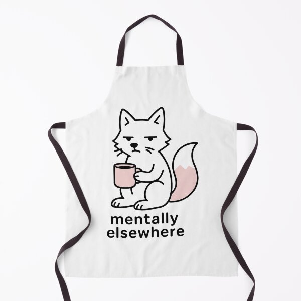 Item preview, Mentally Elsewhere – Minimalist Fox Coffee Lover designed and sold by Your Therapist's Art.